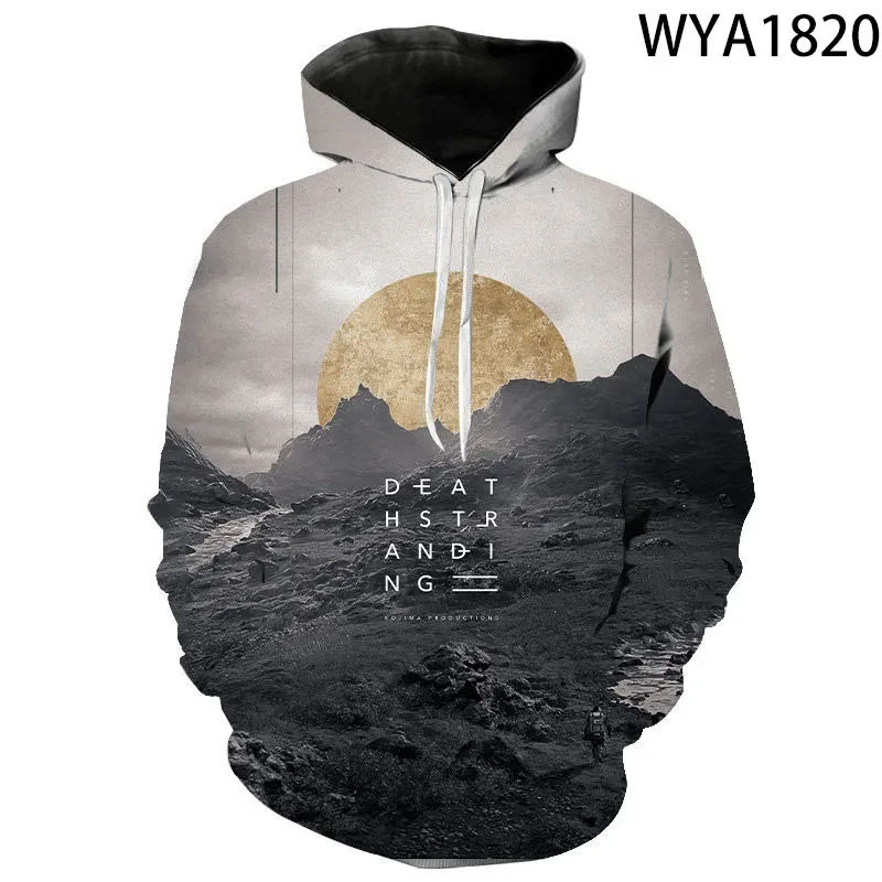 

Game Death Stranding 3D Printed Hoodie Men/Women Casual Fashion Hooded Shirt Kids Pullover Sweatshirts Oversized Unisex Clothing
