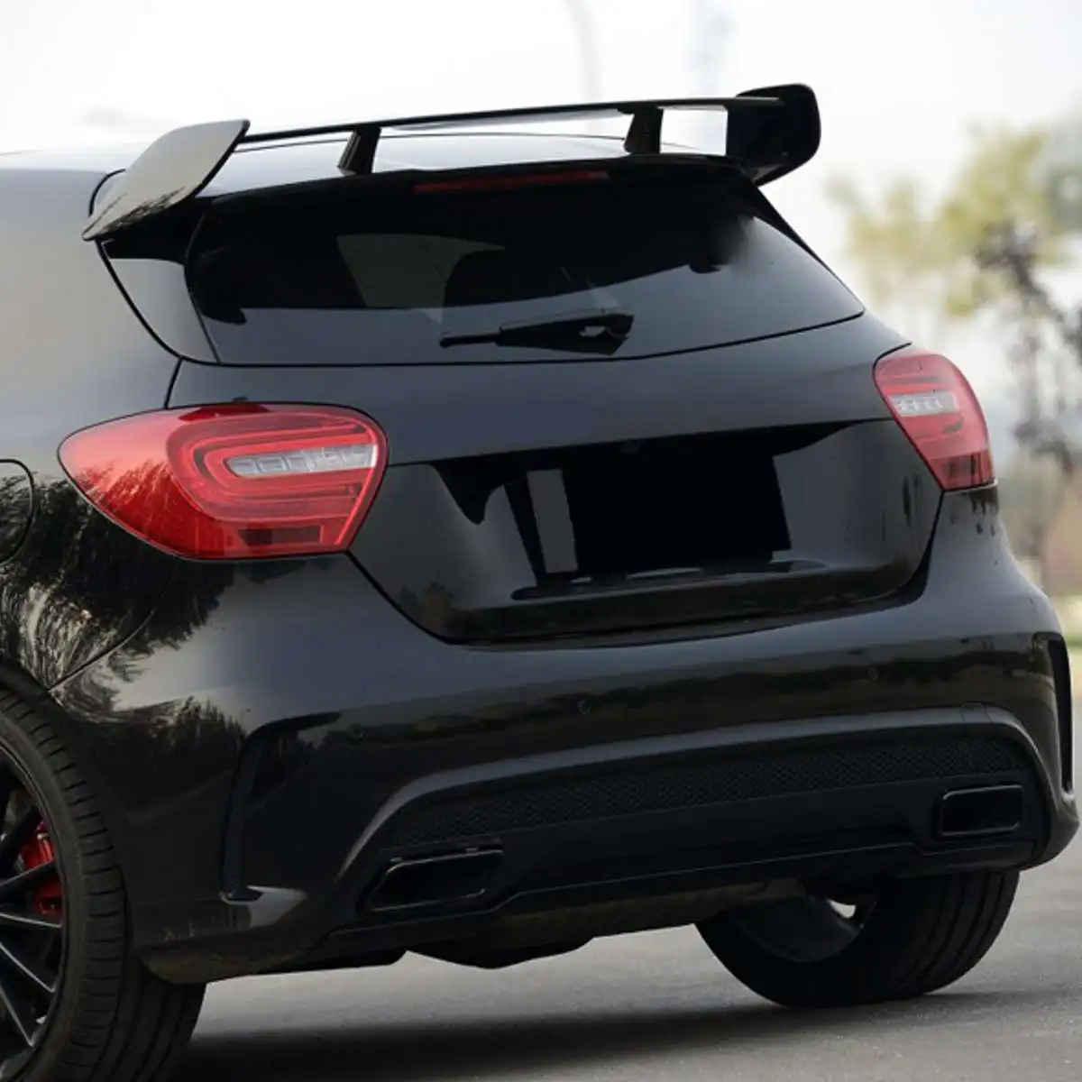 

Rear Spoiler Wing Trunk Cover ABS For Mercedes Benz A Class W176 W177 2013-2018 A160 A180 A200 A250 A45 AMG 5-Door Hatchback