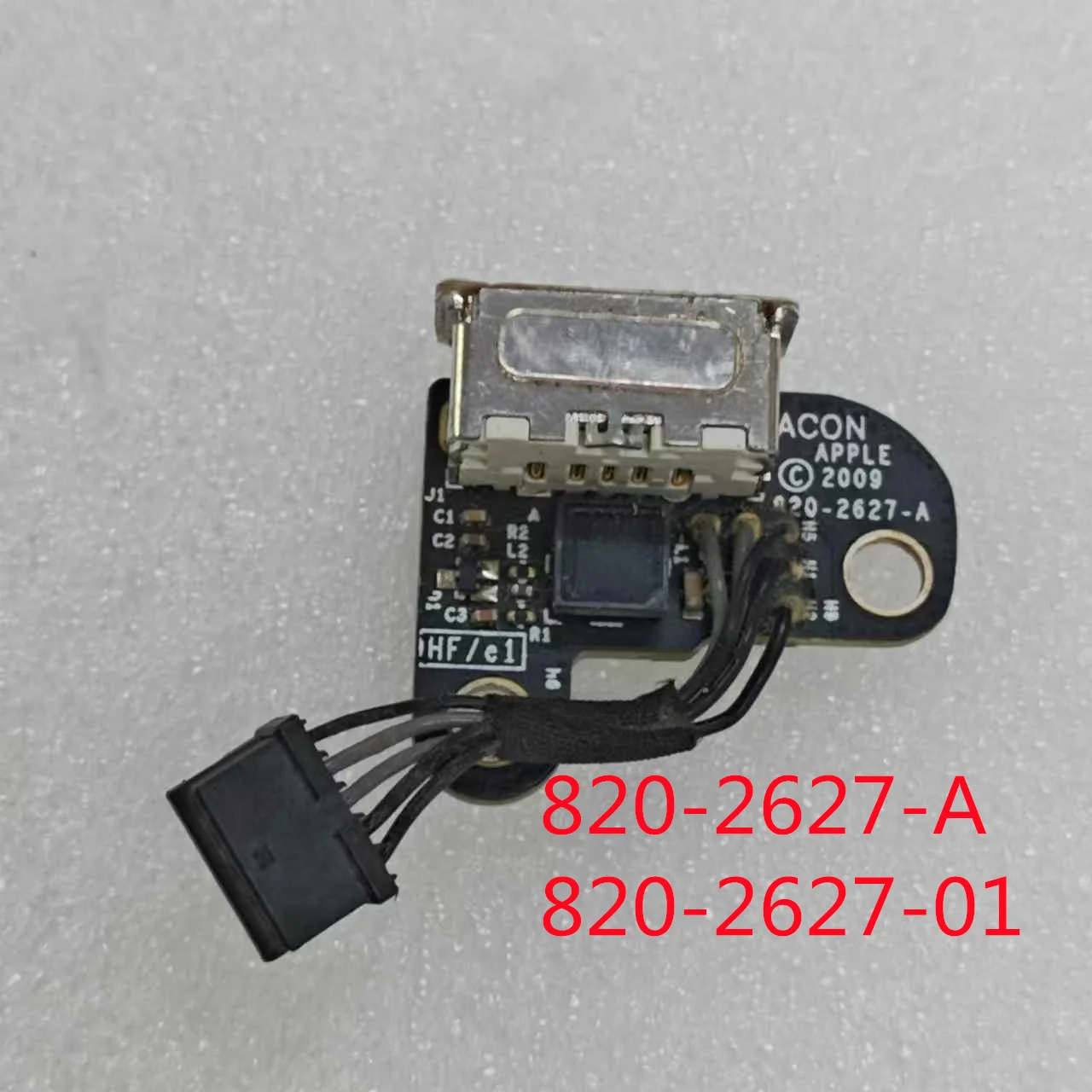 Оригинальная плата питания постоянного тока A1342 для MacBook White Unibody 13 дюймов конец 2009