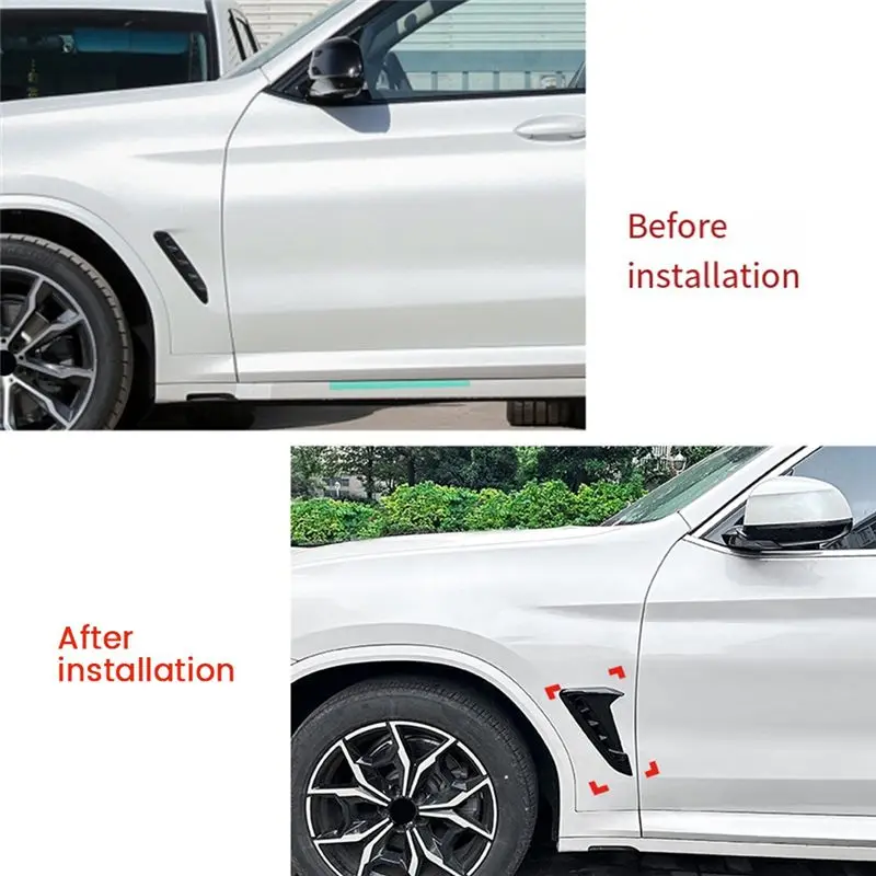 Отличная накладка на воздуховод переднего крыла для BMW X3 G01 X4 G02 2018+ (стильный элемент, имитация карбона) (art.: 3920d4e35f37f) - 3920d4e35f37f