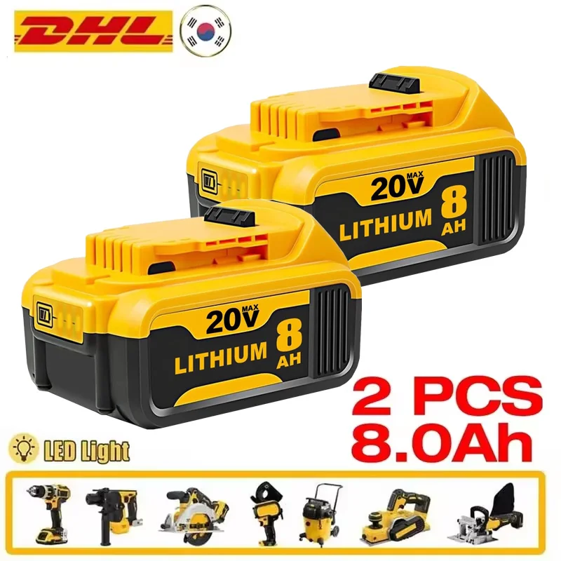 Для отвертки Dewei 20 В DCB200 литий-ионный аккумулятор DCB612 DCB609 DCB205 DCB182 для