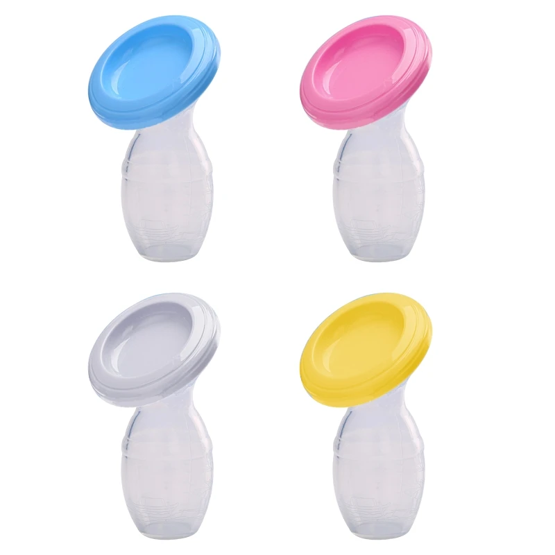 

Manual Breast Pump Silicone Anti Spills Breastpump Breastmilk Collector Cup G99C