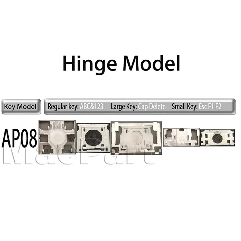 Сменные клавиши и петли AP08 типа вверх/вниз для MacBook Pro Air A1425 A1502 A1398 A1369 A1466 - купить