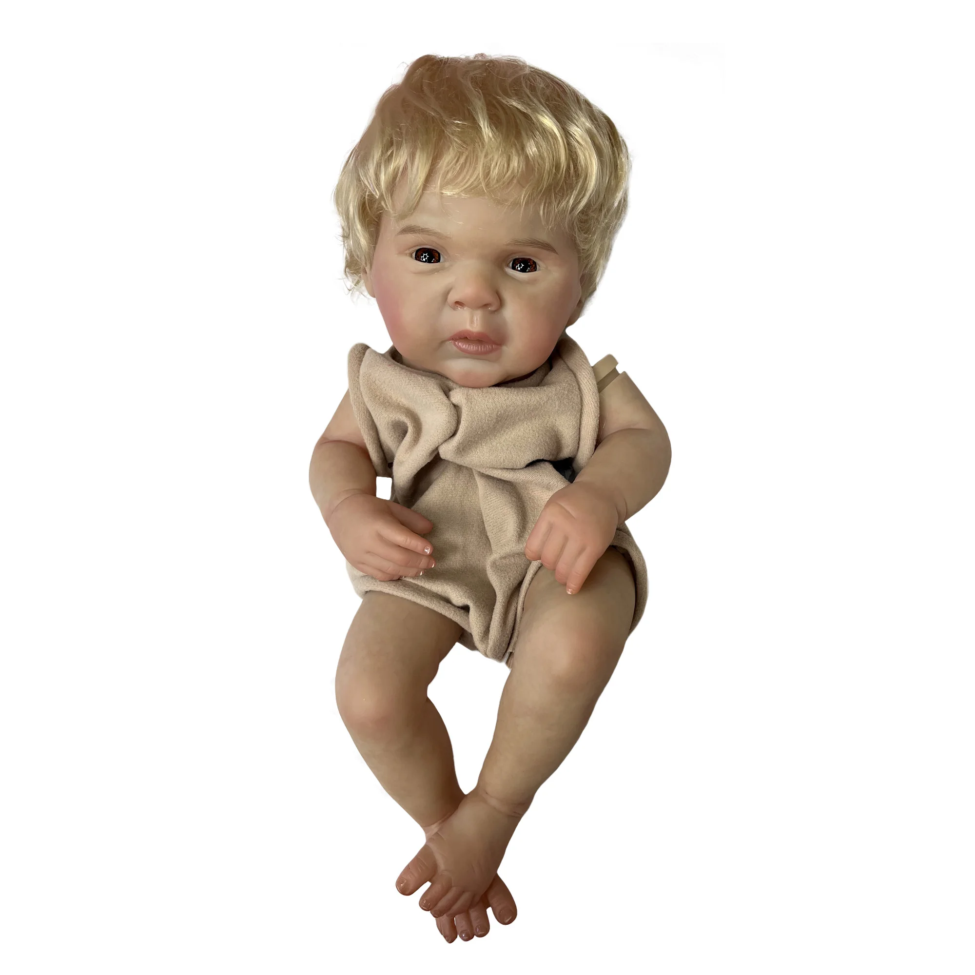 

Saskia 22" Reborn Boy Kits Unassembly Newborn Doll Handmade Bebe Painted Reborn Doll Reborn Baby Doll
