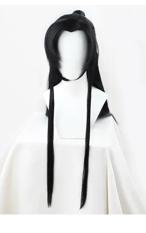 Парик для косплея TGCF He Xuan, Аниме Костюм Тянь Гуань Си фу, сезон 2, Ming Yi, черная униформа для погружения в воду, лодки Хань фу, черные волосы