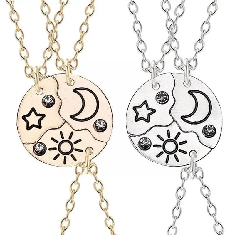 

Комплект из колье и подвески «солнце, Луна, звезда»