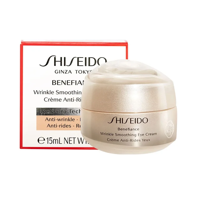 

Original Japan Shiseido Benefiance Wrinkle Smoothing Eye Cream 15ml Tired Aged Skin Treatment Lift Firm Tinghtening