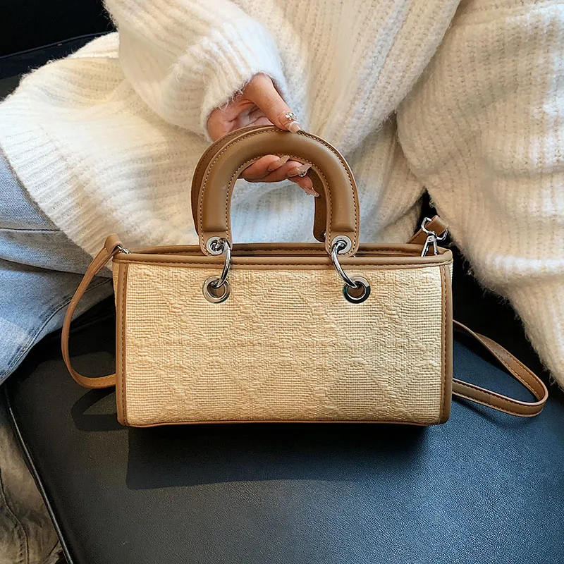 

2022 New Women Shoulder Bag Quality Pu Leather Crossbody Bags Fashion Ladies Handbags Brand Designer Top Handle Bag