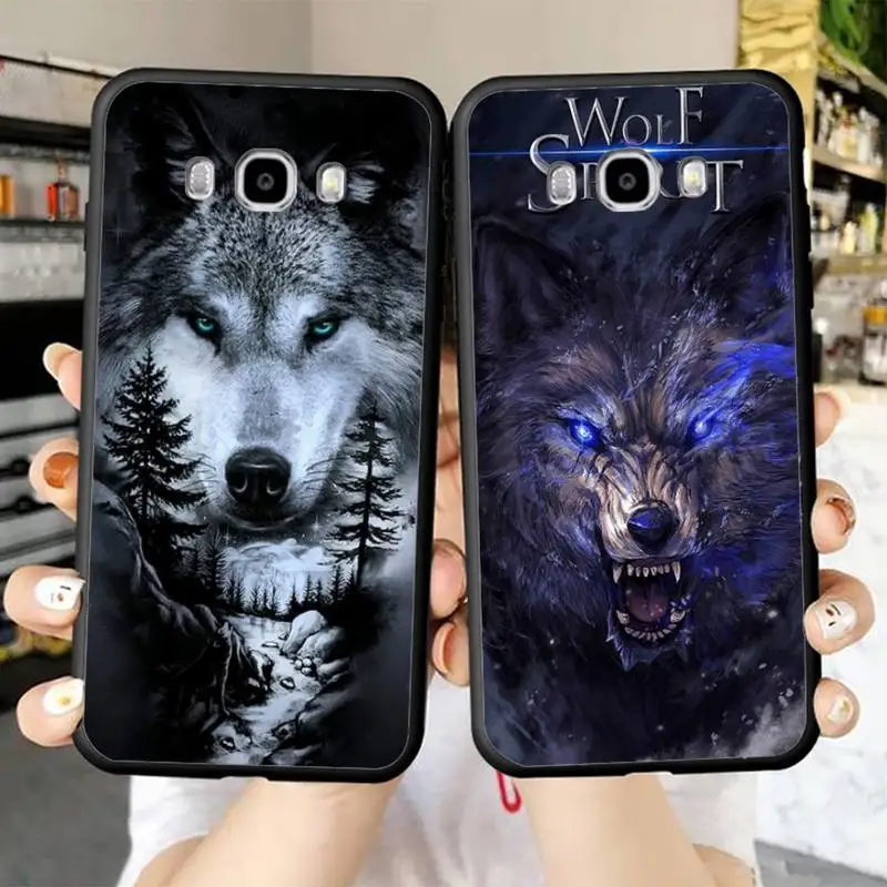 

The Wolf Phone Case for Samsung J 2 3 4 5 6 7 8 prime plus 2018 2017 2016 core