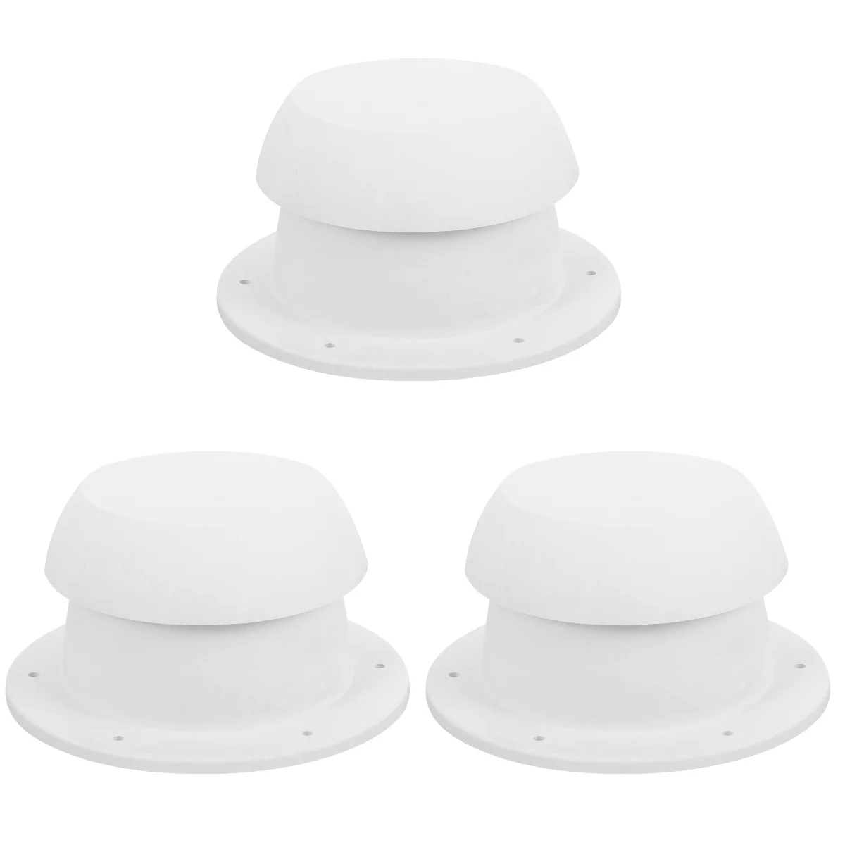 

Set 3 RV Duct Cover Motorhome Accessories Vent Covers Camper Roof Cap Sewer Refrigerator Replacement Top Loading