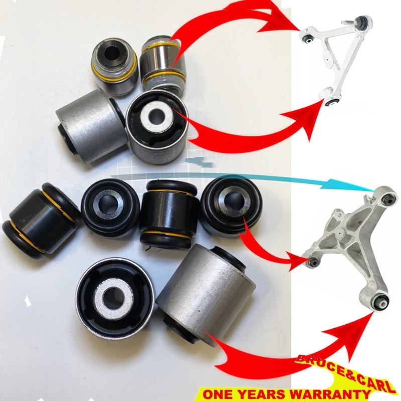 

10 шт. Втулка заднего верхнего и нижнего рычага управления Подвески Подходит для JAGUAR XF 2009-2015 XJ XK