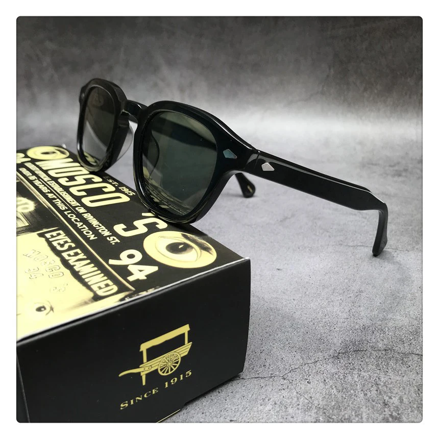 

Johnny Depp Polarized Sunglasses Man Lemtosh Sun Glasses Woman Luxury Brand Vintage Acetate Night Vision Goggles Driver's Shade