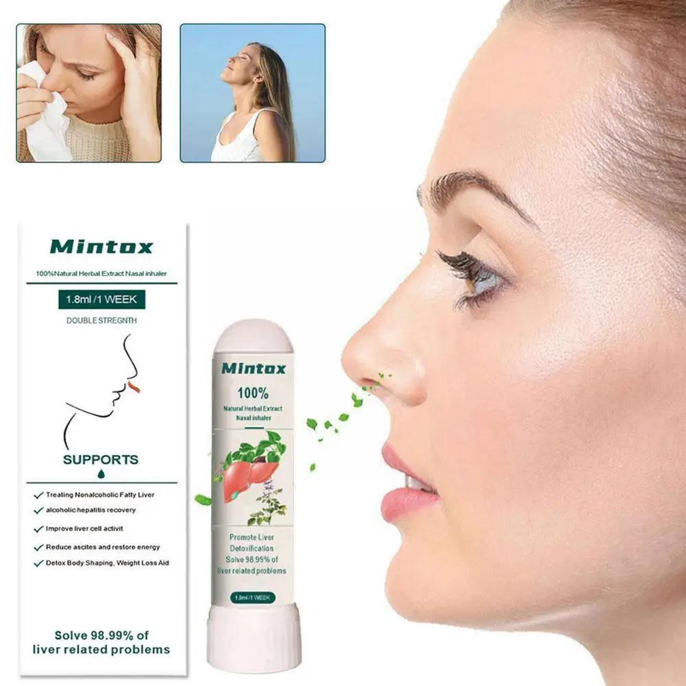 

Detox Nasal Inhaler Rhinitis Relief Sneezing Anti Itching Congestion Sleeping Liver Improve Refreshing Nose Ointment Cleani W4Y9