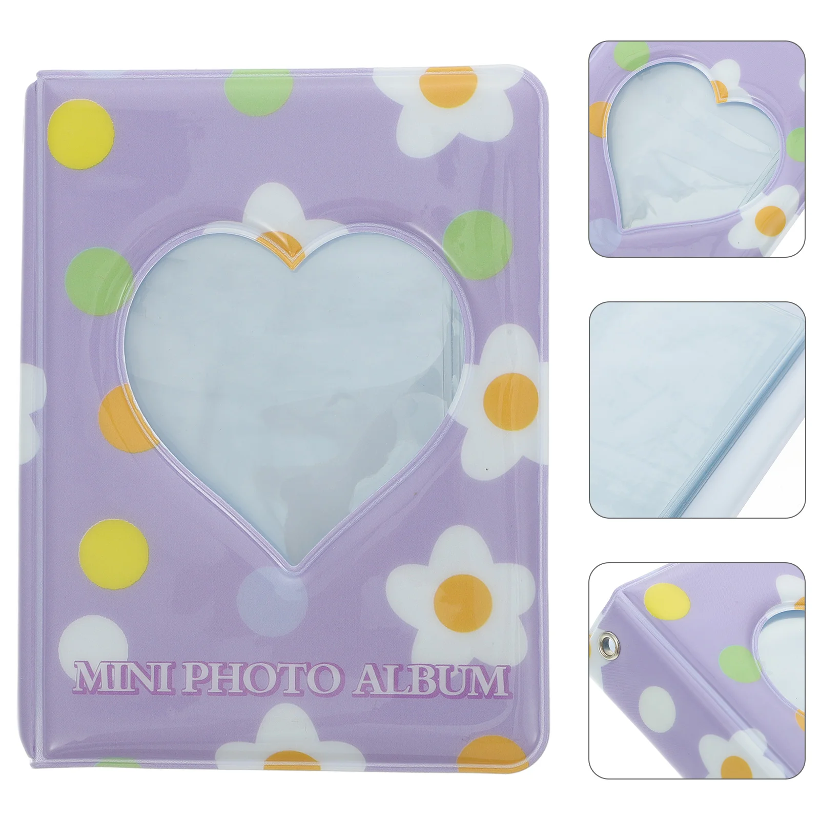 

Photo Album Picture Gift Mini Scrapbook Small Pvc Lovers Clear Wallet Card Holder Albums