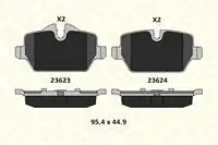 

Код магазина: B2362317425KD11 для задней тормозной колодки E90 E87