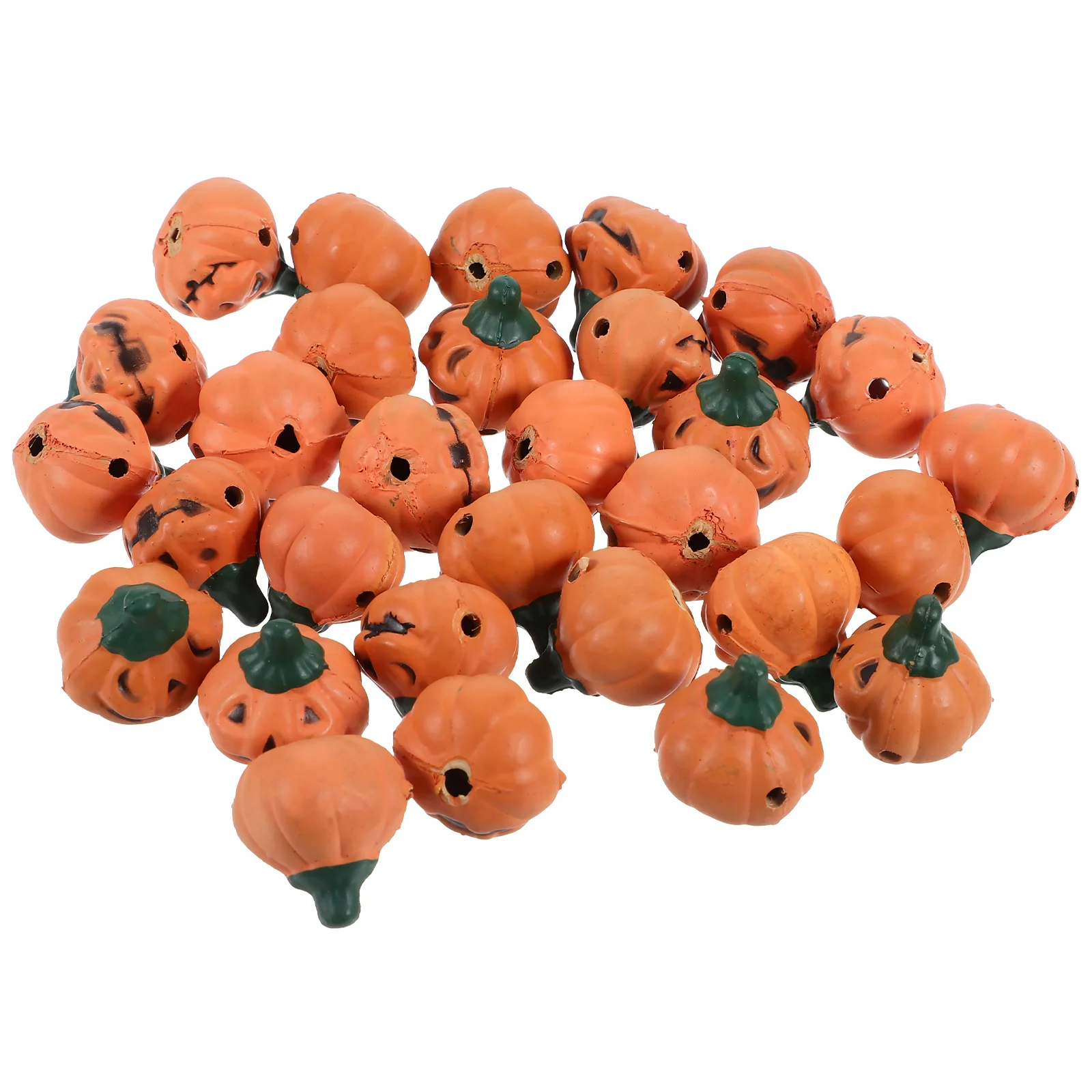 

30Pcs Pumpkin Figurine Micro Landscape Decoration Pumpkin Figurine Mini Garden Ornament