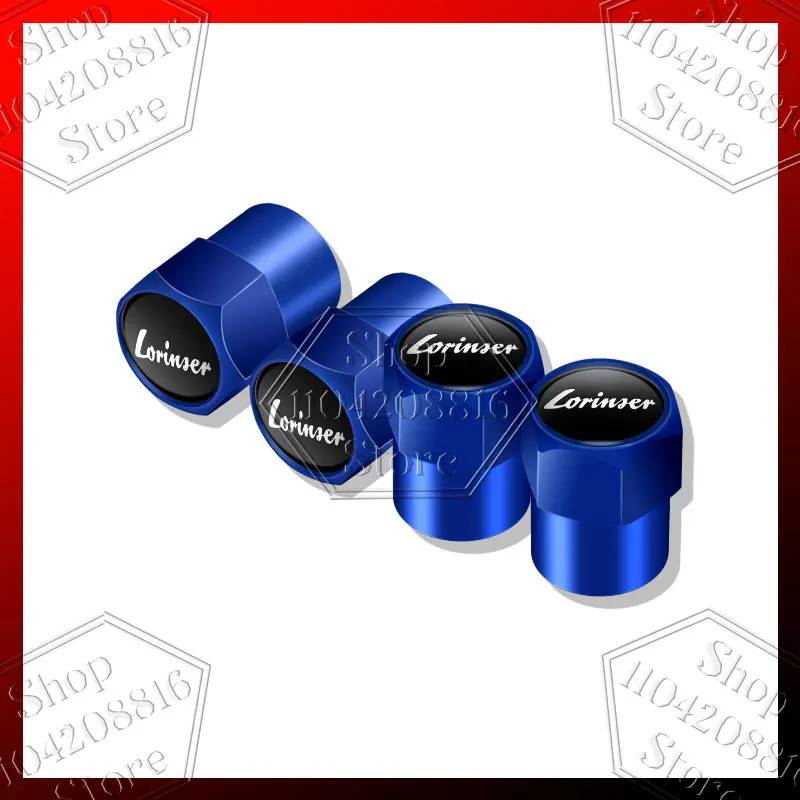 

Стайлинг автомобиля, 4 шт., колпачок стержня клапана для шин Lorinser, логотип Benz G M GLC SLC SLK CLA A200 E320 S320 W203 W204, аксессуары для шин