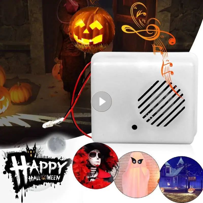 

Halloween Voice-activated Sound Sensor Talking PIR Motion Sensor Speaker Horror Screaming Tricky Props Scary Halloween Supplies