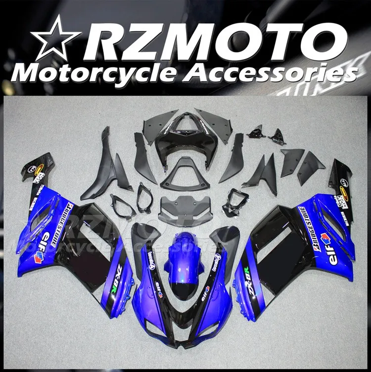 

Style New ABS Fairings Kits Fit For Kawasaki Ninja ZX-6R ZX6R 636 2007 2008 07 08 Bodywork Set Blue Black