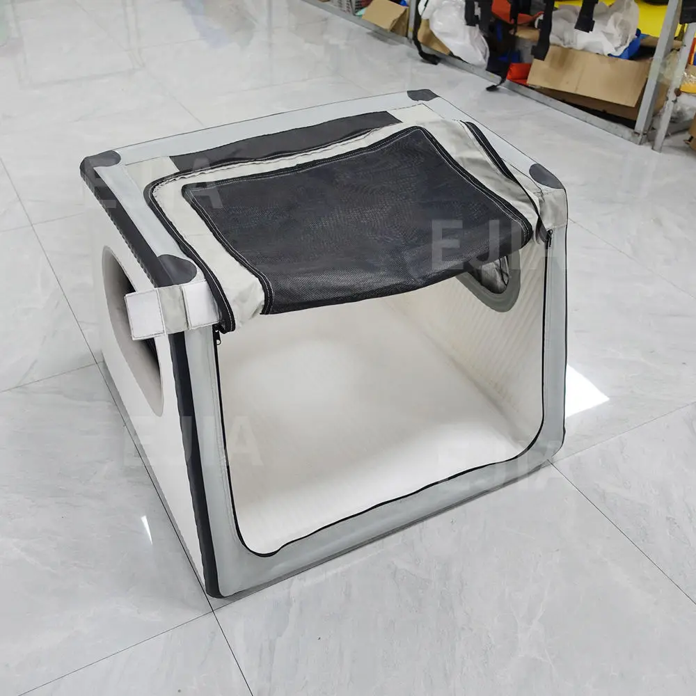Прочный складной Собачий Ящик 35 дюймов портативный дорожный ящик для собак с
