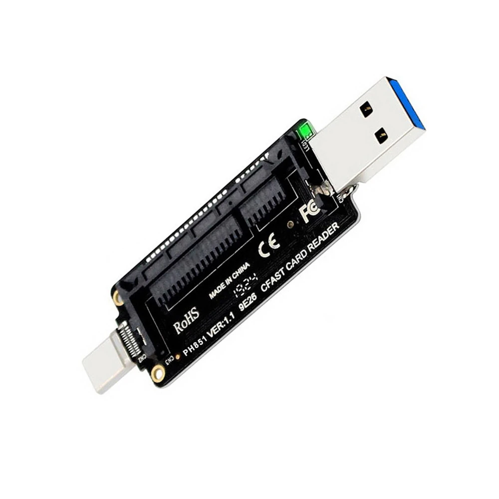 

USB-C USB3.0 for Desktop Laptop Type-C to CFast 2.0 CFast Card Reader Card Adapter PCBA