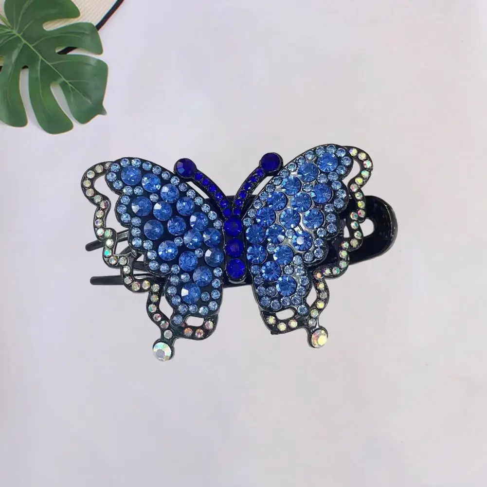 

Chic Back Hair Clip Anti-slip Elastic Spring Dating Hair Styling Hairpin Lightweight Women Hair Claw Hair Accessories