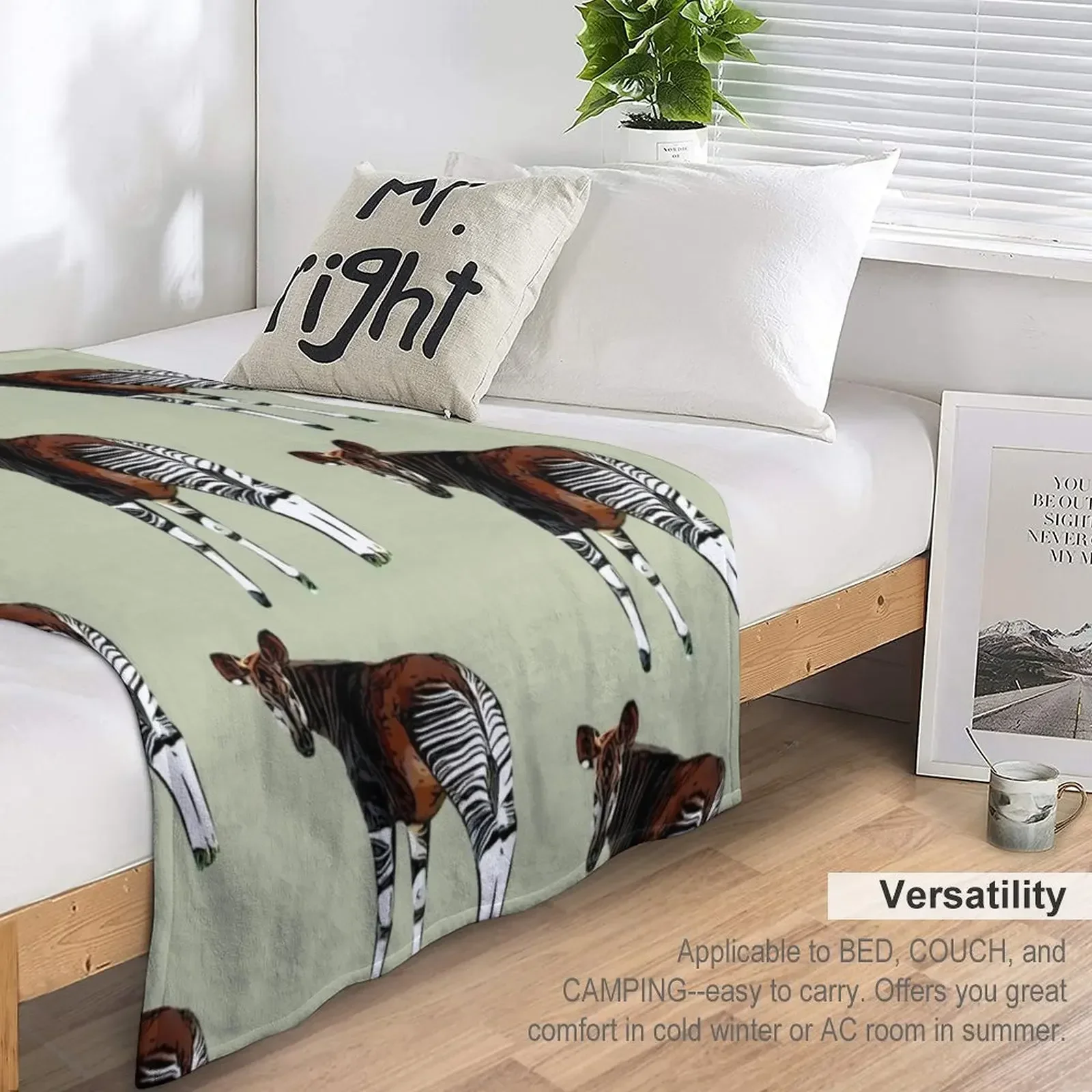 Okapi плед одеяло Furrys одеяла и пледы постельное белье Хэллоуин