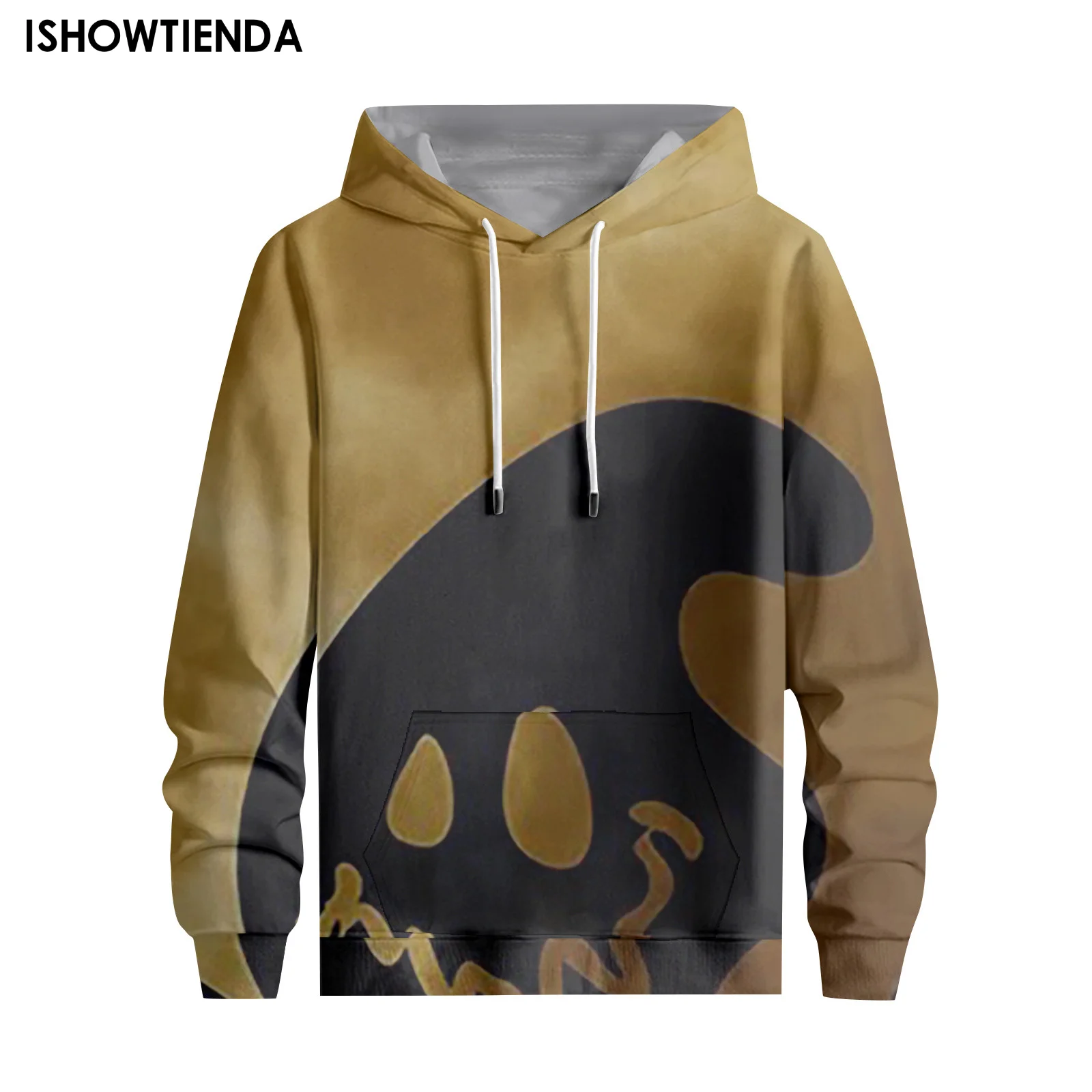 

Halloween Men's Vintage Long Sleeve Hoodie Ghost Printed Hooded Sweatshirt Top 3d Print Men's Hoodie Funny Pullover Harajuku