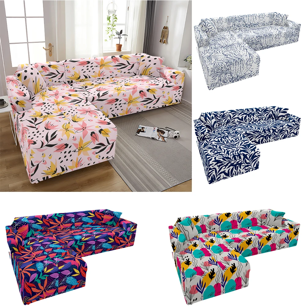 

Plant Leaves Sofs Covers Sectional Sofa Cover L Shape Sofa Cover Sofa Liner Kids Sofa Armchair Lining Sofa Cover L Shap