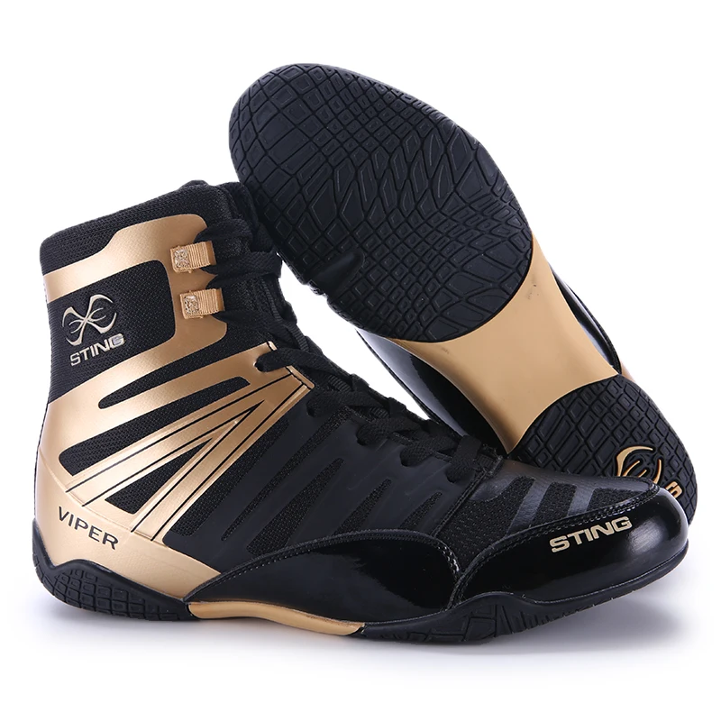 Professional Boxing Shoes Men's Boxing Wrestling Shoes High Top Fighting Wrestling Shoes Men's 38-46 Size Gym Boxing Sneakers