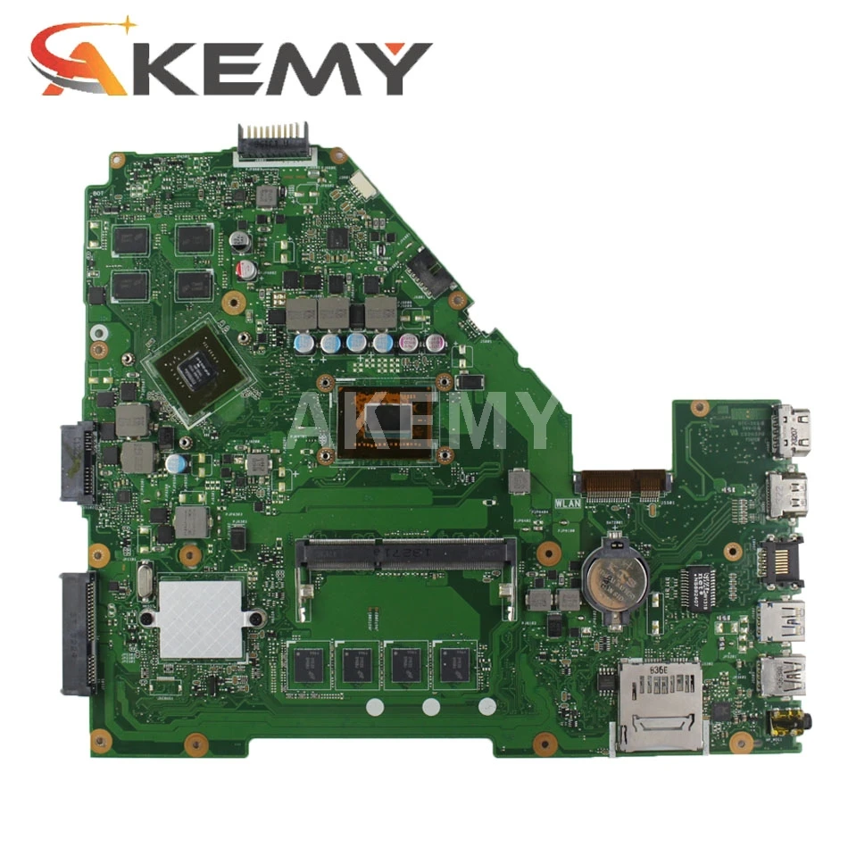 Akmey X550CC для Asus X550CA R510C Y581C X550C X550CL материнская плата ноутбука 4G RAM 2117U CPU