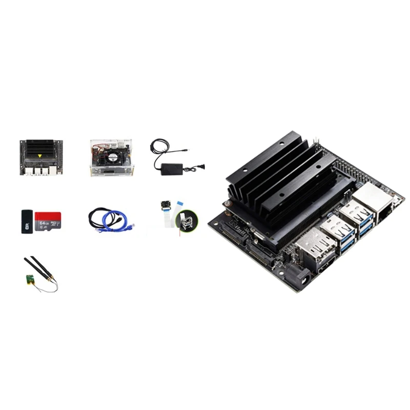 

For Jetson Nano 4GB B01 Version Developer Kit +TF Card Slot Deep Learning AI Development Board Platform In Stock US Plug