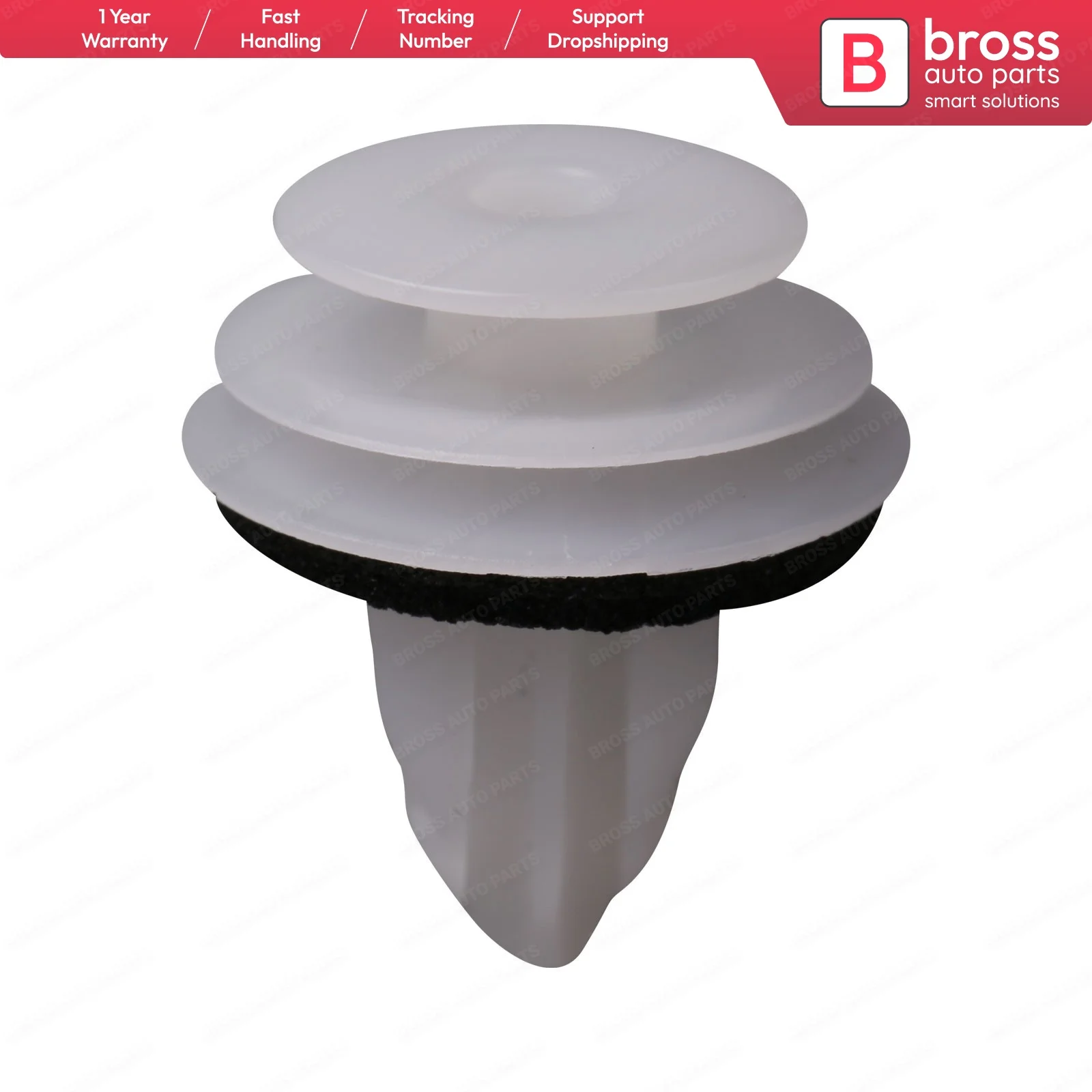 

Bross Auto Parts BCF2350 10 Pieces Trim Panel Retainer for Toyota: 90467-09206