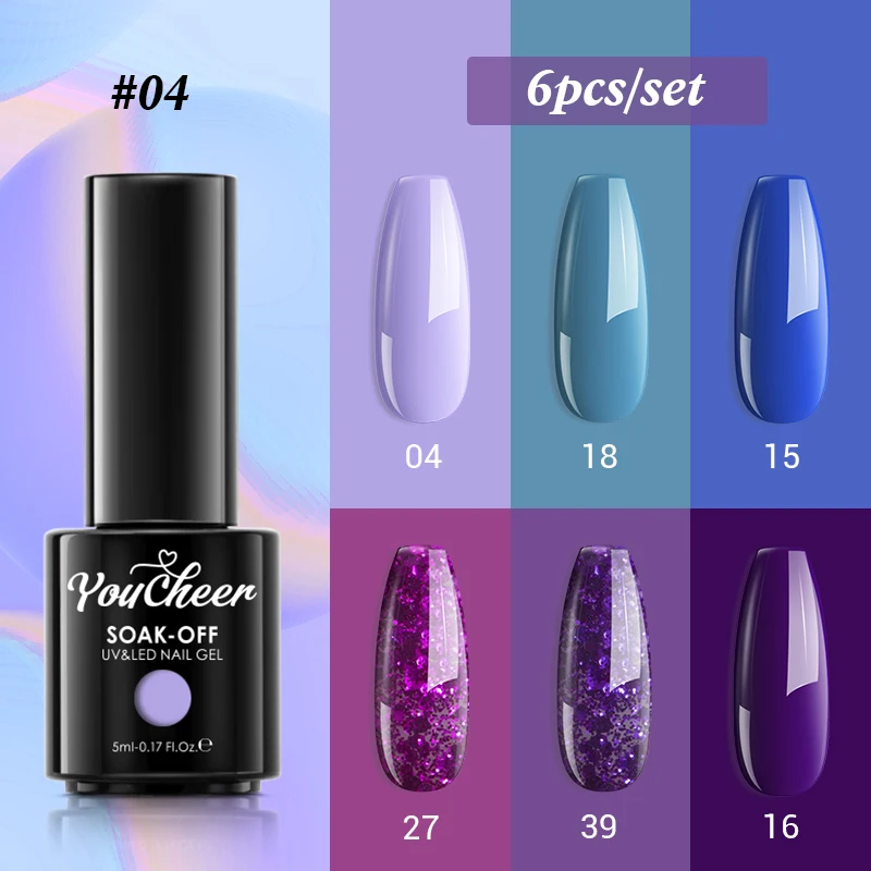 

Полуперманентный Гель-лак YouCheer, Гибридный Гель-лак для маникюра и дизайна ногтей