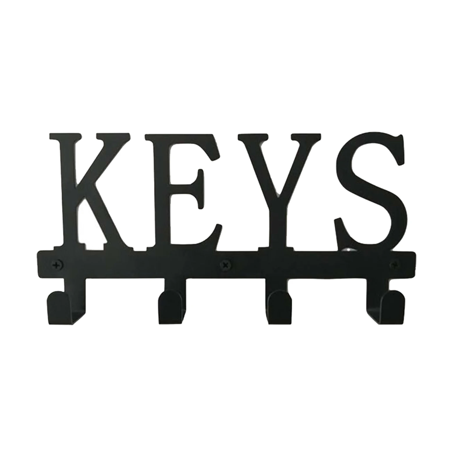 

4 крючка, железная декоративная домашняя вешалка для одежды, настенный держатель для двери, шляпы, отеля, простота установки, офисный держат...