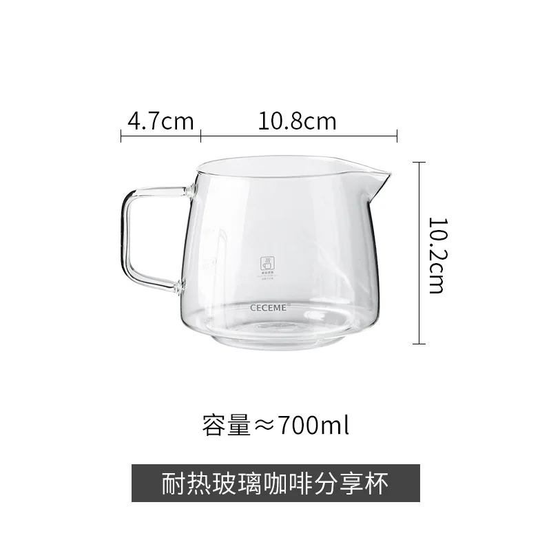 

Hand Brew Coffee Pot Set 60 Drip Filter Cup Holder Sharing Pot Hand Brew Cup Home Coffee Ware