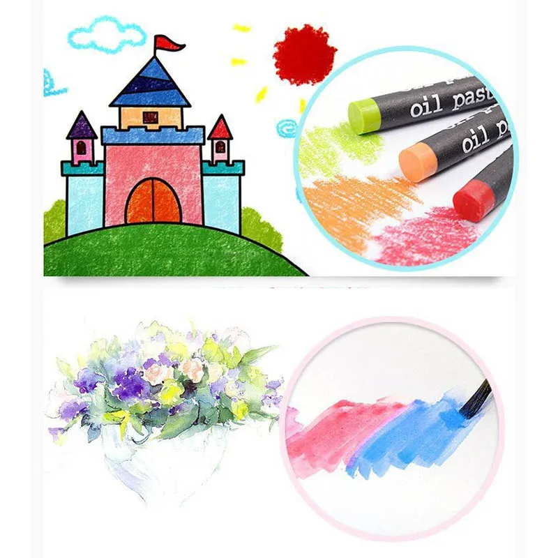 80 шт. детский набор для рисования с чехлом | Дом и сад