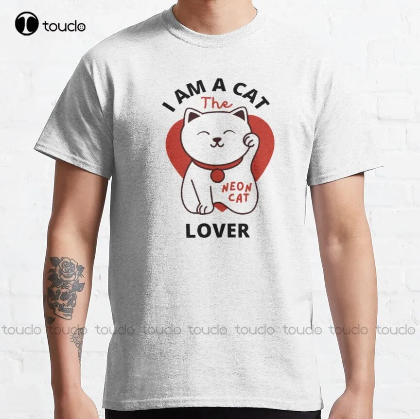 

Неоновые футболки с надписью «I Am A Cat Lover Neon»