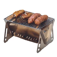 portable grills camping folding campfire fire pit cooking outdoor wood burner charcoal burner strong cookware supplies fire