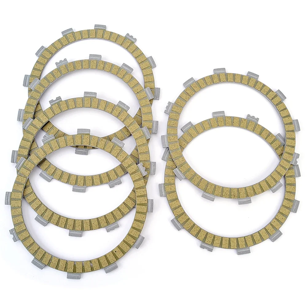 Фрикционные пластины сцепления 22U-16321-00 6 для For Yamaha XVS400 Drag Star 1996-2017 / XV500 535 Virago 500