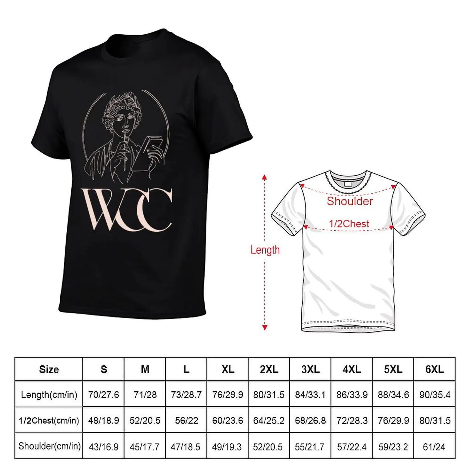 WCC Sappho (светлый принт) футболка мужская футболка дизайнерская футболка персонализированная футболка (art.: 3920d2593d331) - 3920d2593d331