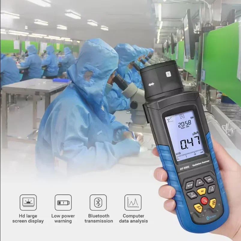 Прибор для измерения уровня радиоактивного материала Детектор радиоактивности