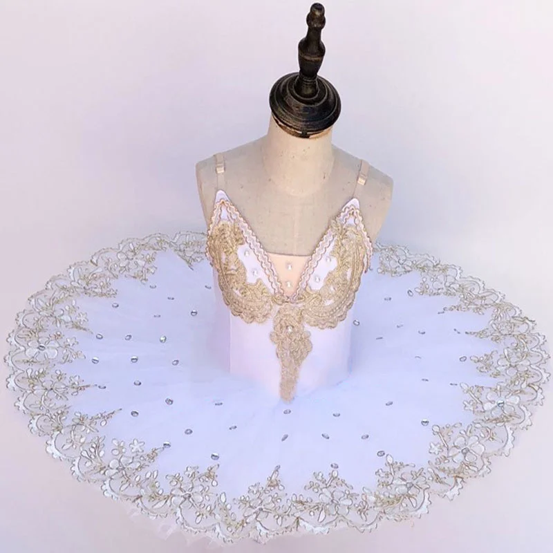 2022 Girl's Little Swan Dance sling ballet skirt Lake pengpeng Skirt Adult Children's professional Ballet Tutu | Тематическая