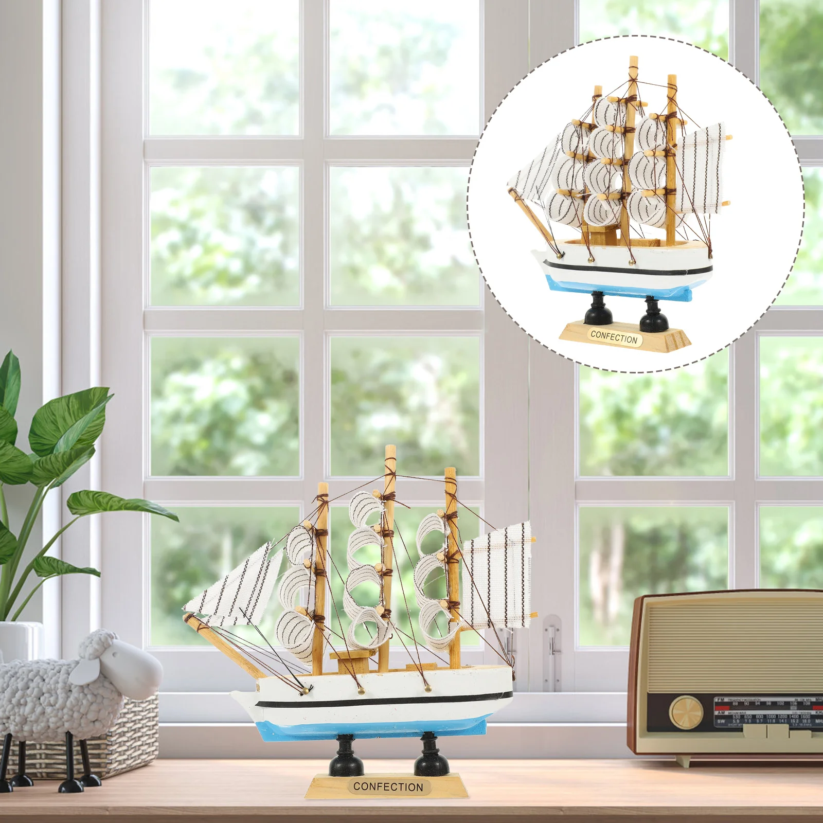 

Cake Ornament Wooden Sailboat Toy Mariposas Decorativas Para Pared Ship Decoration Cake Decor Sailboat Decor Desktop