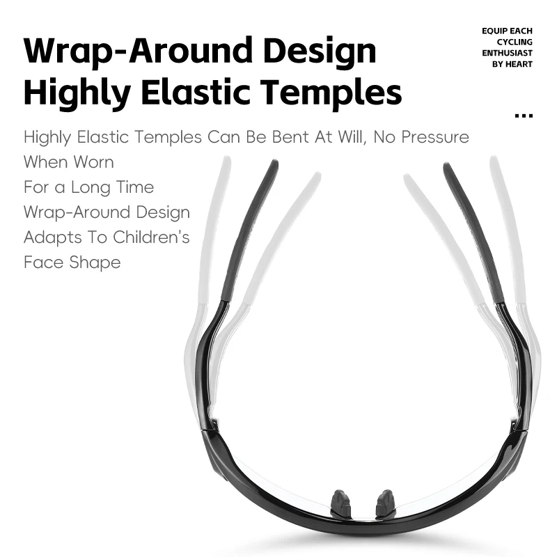 Велосипедные очки WEST BIKING детские фотохромные солнцезащитные для подростков
