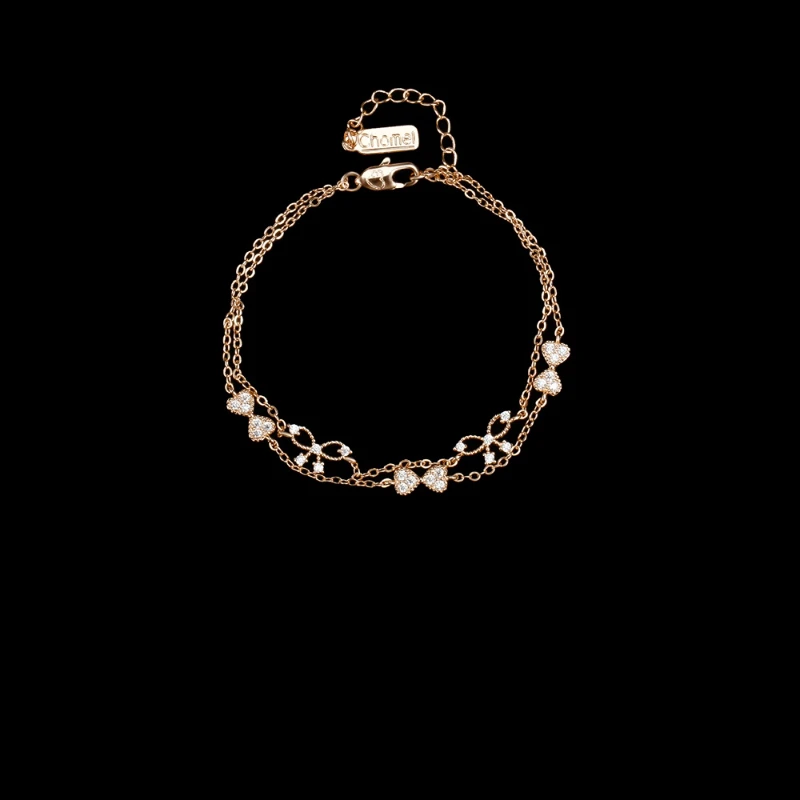 

2023 Fashion Bracelet Women Sterling Silver Niche Senior Design Sense Accessories Light Luxury Style Trend Single Item Accessory