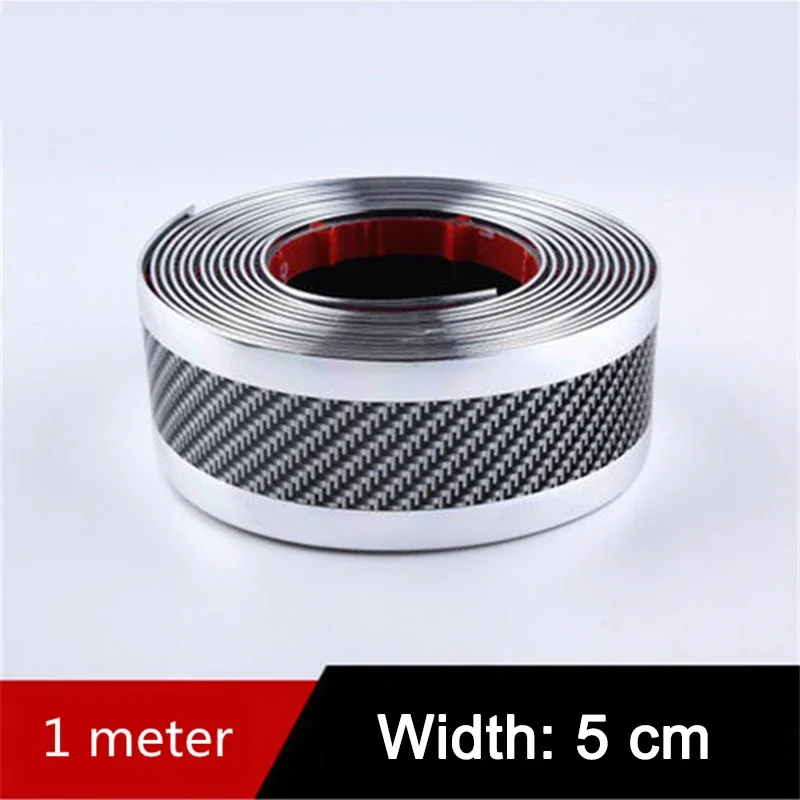 

Автомобильные наклейки из углеродного волокна, защита от царапин, защита порога, резиновая полоса, защита порога автомобиля, пленка на бампер, наклейка, Стайлинг автомобиля