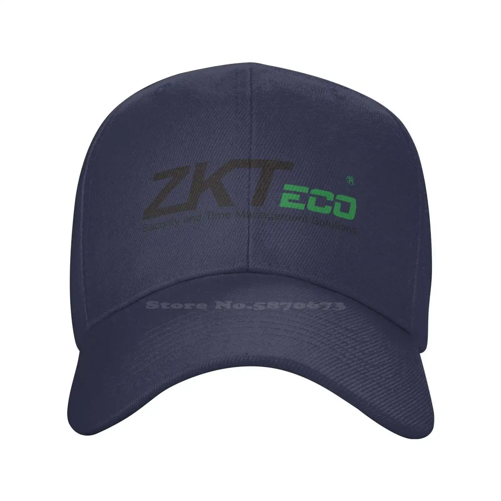 ZKTeco Высококачественная джинсовая бейсбольная кепка с логотипом