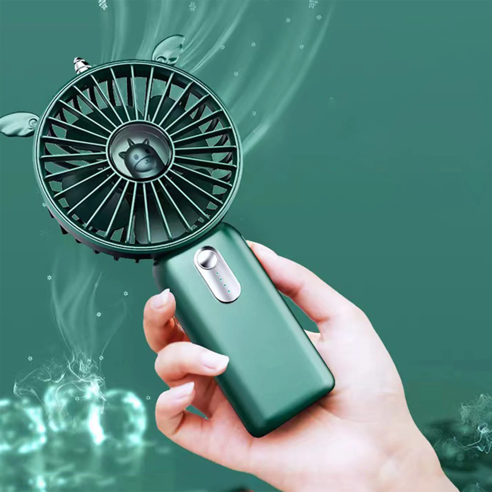 

Portable Fan USB Rechargeable Cooling Pocket Fan Adjustable Ventilador for Home Office School Outdoor Supplies