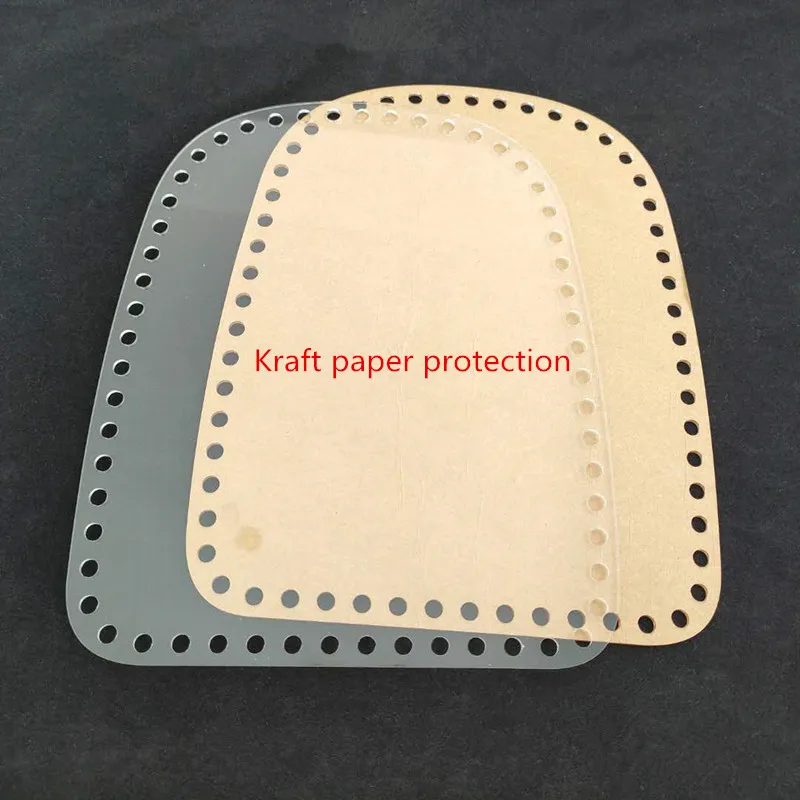 Ручная акриловая сумка материалы пластиковая основа для сумки Нижняя корзина